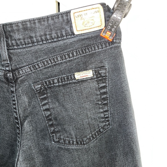 Levi's Women's Signature (6s) Misses Black MidRise BootCut - Picture 4 of 15
